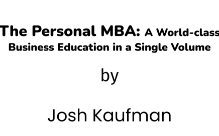 the personal mba josh kaufman