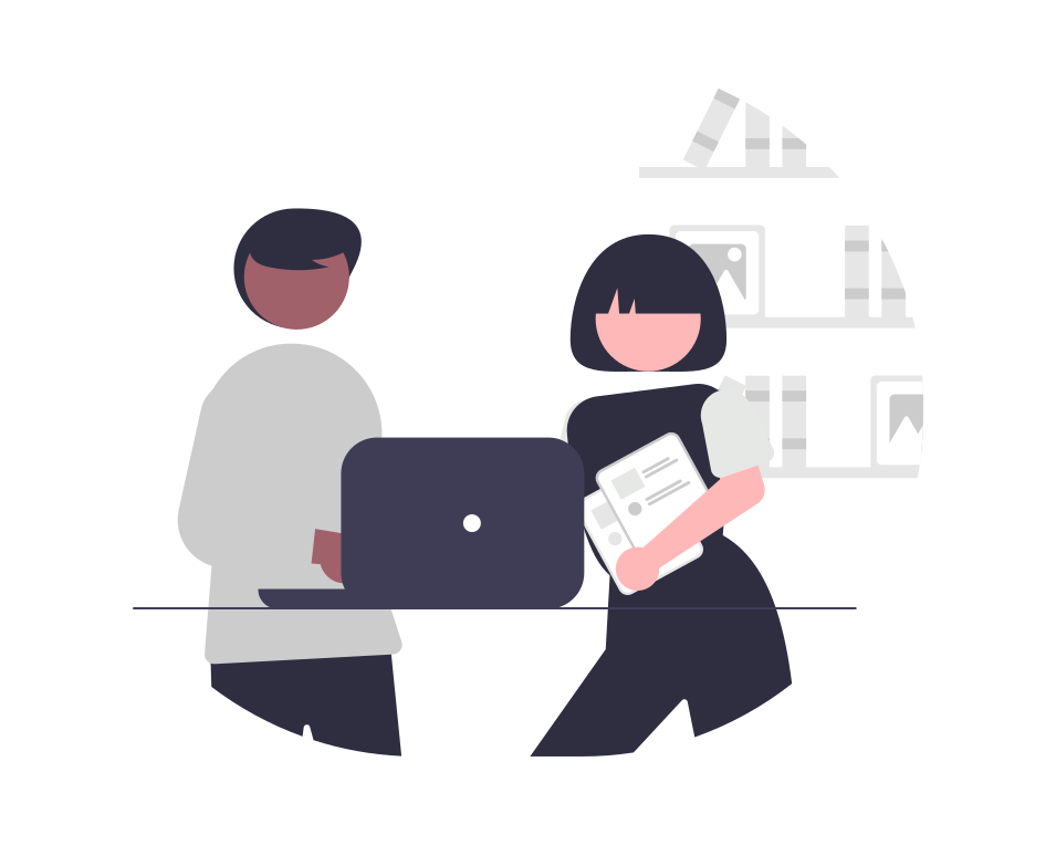 Digital marketing worker