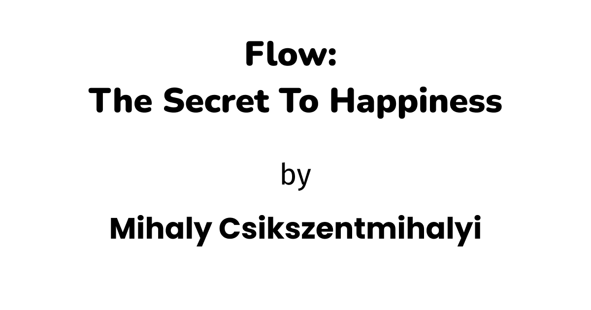 the secret to happiness